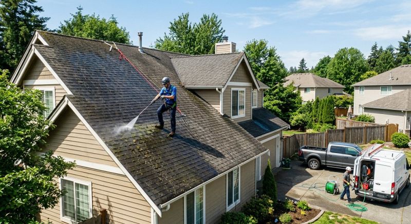 Roof Stain Removal in Vancouver, WA